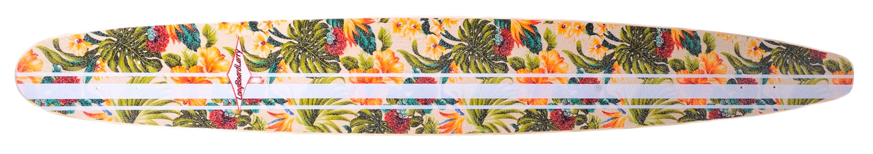 Custom graphic on Old School Dancer longboard